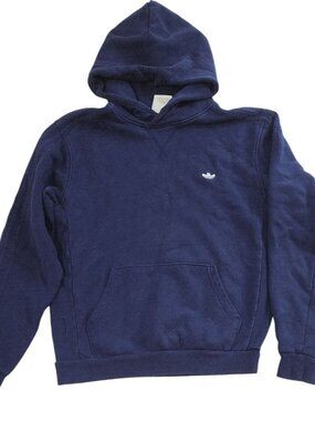 Adidas Blue Heavyweight skateboarding hooded sweatshirt Small